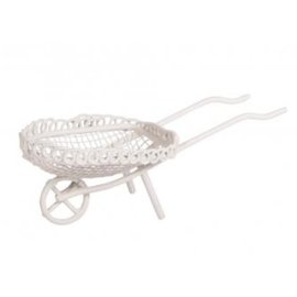 Embellishments / Verzierungen Decoration, mini wheelbarrows, 3,5x8x2,8cm