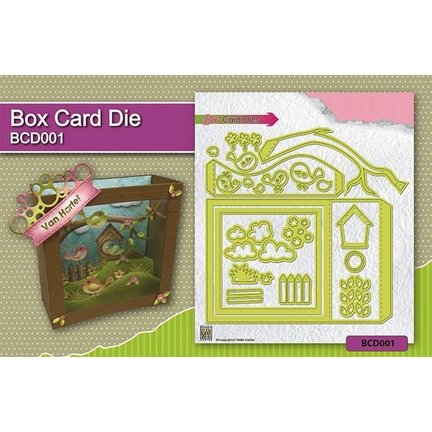 Anleitungsvideo für die Box Card / Schadowbox Stanzschablone Artikel:Kh494391 BCD001