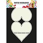 Dutch DooBaDoo Doobadoo olandese, stencil di plastica, card cuore card di card