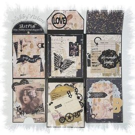 Joy!Crafts / Jeanine´s Art, Hobby Solutions Dies /  Scrapbooking stencil, mini-album