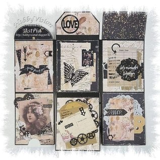 Joy!Crafts / Jeanine´s Art, Hobby Solutions Dies /  Scrapbooking stencil, mini-album