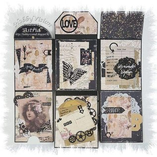 Joy!Crafts / Jeanine´s Art, Hobby Solutions Dies /  Stencil per scrapbooking, mini album