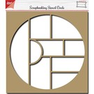 Joy!Crafts / Jeanine´s Art, Hobby Solutions Dies /  Scrapbooking Stencil, Album, Circle