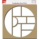 Joy!Crafts / Jeanine´s Art, Hobby Solutions Dies /  Stencil per scrapbooking, album, cerchio