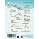 Leane Creatief - Lea'bilities und By Lene Leane Creatief, transparant stempel, teksten in frans