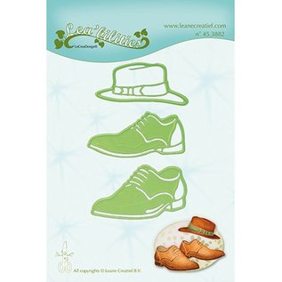 Leane Creatief - Lea'bilities und By Lene cutting and embossing templates: Men shoes & hat