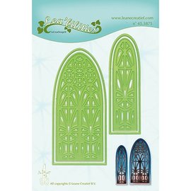 Leane Creatief - Lea'bilities und By Lene Snij en embossing Sjablonen: Church window