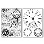 Stamperia, Papers for you  und Florella Stamperia Papier de transfert A4 Horloges