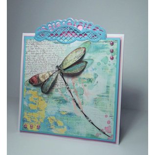 Stamperia, Papers for you  und Florella Stamperia Overføringspapir A4, sommerfugle og dragonfly