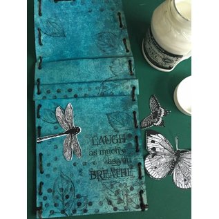 Stamperia, Papers for you  und Florella Stamperia Transfer Paper A4, butterflies and dragonfly