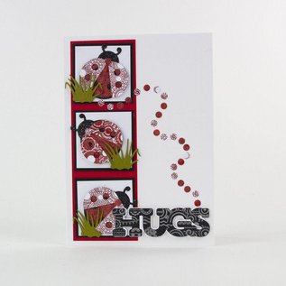 Tonic Studio´s Tonic, Snij en embossing mallen: Ladybird