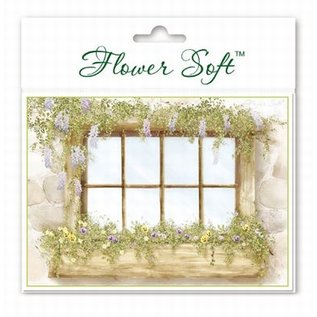 BASTELSETS / CRAFT KITS Flower Soft, 6 cards with flowers window motif