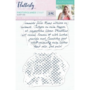 Crafter's Companion Transparent stamp: Script