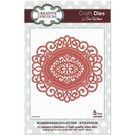 CREATIVE EXPRESSIONS und COUTURE CREATIONS Creative Expressions, punching template: frame in lace motif