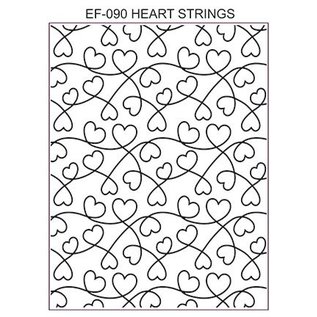 CREATIVE EXPRESSIONS und COUTURE CREATIONS Kreative udtryk, Embossing Folder / Embossing Folder: Heart Strings