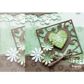 Joy!Crafts / Jeanine´s Art, Hobby Solutions Dies /  Punching and embossing stencil: square with heart