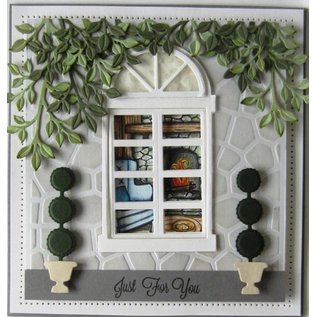 CREATIVE EXPRESSIONS und COUTURE CREATIONS Stamping template: Arched Window / Door