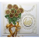 CREATIVE EXPRESSIONS und COUTURE CREATIONS cutting and emboss template: Sunflower Bouquet