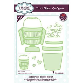 CREATIVE EXPRESSIONS und COUTURE CREATIONS cutting and emboss template: Basket