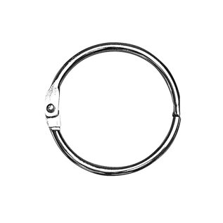 BASTELZUBEHÖR, WERKZEUG UND AUFBEWAHRUNG 5 metalen ringen om te openen, 25 mm ø aan de binnenkant