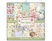 Scrapbooking og kort papir: blomst alfabet