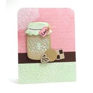 Crafter's Companion Cutting en embossing sjabloon: vintage Partij van de Thee, met liefde gemaakt