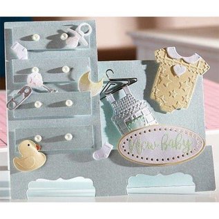 Craftemotions Sara Signature Collection lille engel Metal mal: Tema baby