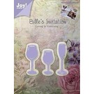 Joy!Crafts / Jeanine´s Art, Hobby Solutions Dies /  Glæde! Håndværk, skæring og prægning skabelon: 3 drikkeglas