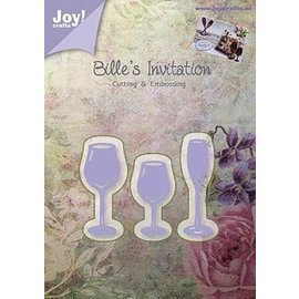 Joy!Crafts / Jeanine´s Art, Hobby Solutions Dies /  Joy! Plantilla de manualidades, corte y estampado: 3 vasos