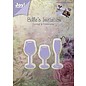 Joy!Crafts / Jeanine´s Art, Hobby Solutions Dies /  Joy! Crafts, coupe et gaufrage modèle: 3 verres