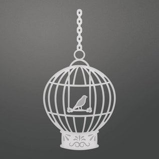 CREATIVE EXPRESSIONS und COUTURE CREATIONS Joy!Crafts, Snij  en embossing sjabloon:  bird cage