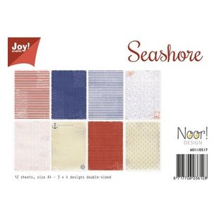 Joy!Crafts / Jeanine´s Art, Hobby Solutions Dies /  Paper set A4, "Seashore"