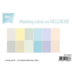 Joy!Crafts / Jeanine´s Art, Hobby Solutions Dies /  Paper set A4, Matching colors uni