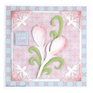 CREATIVE EXPRESSIONS und COUTURE CREATIONS Joy!Crafts, cutting and embossing template: 3D Flower