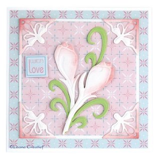 CREATIVE EXPRESSIONS und COUTURE CREATIONS Joy!Crafts, cutting and embossing template: 3D Flower