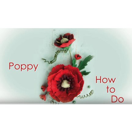 Leane Creatief Flower Skum: 3D Poppy