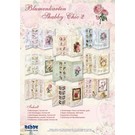 Vintage, Nostalgia und Shabby Shic Set floral kaarten Shabby Chic, om 9 opvouwbare kaarten te ontwerpen!