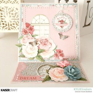 Kaisercraft und K&Company Kaisercraft, bloc de papier 30,5x30,5cm Rose avenue