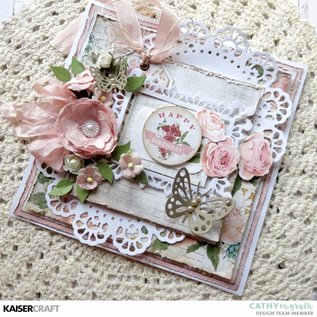 Kaisercraft und K&Company Kaisercraft, blocco di carta 30,5x30,5cm Rose avenue