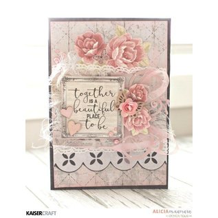 Kaisercraft und K&Company Kaisercraft, papirblok 30,5x30,5cm Rose Avenue