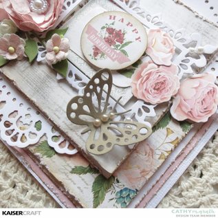 Kaisercraft und K&Company Kaisercraft, bloc de papier 30,5x30,5cm Rose avenue