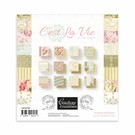 Couture Creations Papierblock, 15,2 x 15,2 cm,  "C'est la vie"