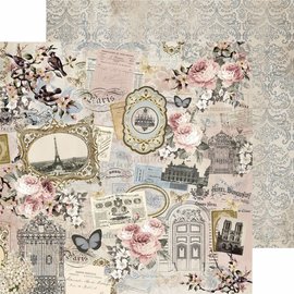 Kaisercraft und K&Company Kort og scrapbogpapir, "Romantique", 30,5 x 30,5 cm