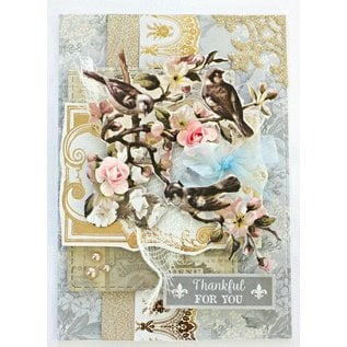 Kaisercraft und K&Company Cards and scrapbooking paper, "Romantique", 30.5 x 30.5 cm