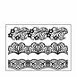 embossing Präge Folder Embossing folder: 3 pointed borders