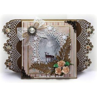 Joy!Crafts / Jeanine´s Art, Hobby Solutions Dies /  Stanzschablonen: Filigrane Blumen Zierrahmen