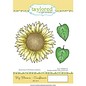 Taylored Expressions Rubber stamp, sunflower (large)