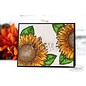 Taylored Expressions Rubber stamp, sunflower (large)