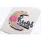 Spellbinders und Rayher Stamp + punching template, roses