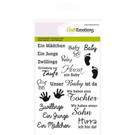 Crealies und CraftEmotions Gennemsigtig / Clear stempel, A6, Baby